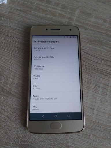 Zdjęcie oferty: Motorola G5S Plus XT1685 wyświetlacz bateria