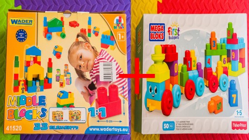 Zdjęcie oferty: Klocki WADER+ FISHER-PRICE dla najmłodszych roczek