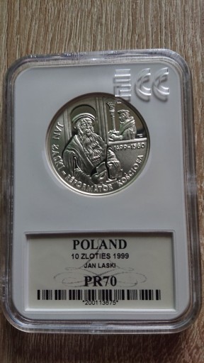 Zdjęcie oferty: 10zł.1999r.Jan Łaski-PR70