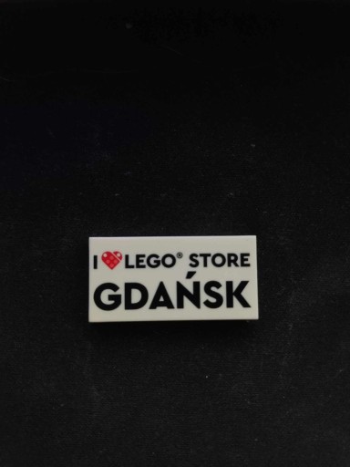 Zdjęcie oferty: I <3 LEGO Store Gdańsk plate 2x4 87079pb1172