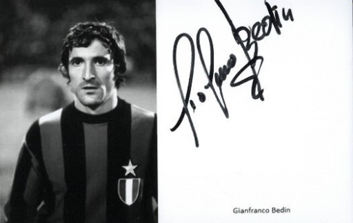 Zdjęcie oferty: Bedin Gianfranco PEMK 1965 (Inter) autograf