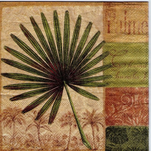 Zdjęcie oferty: serwetka decoupage palma
