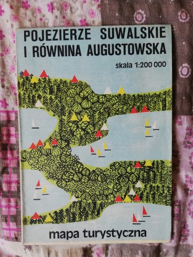 Zdjęcie oferty: Pojezierze Suwalskie i Równina Augustowska - mapa