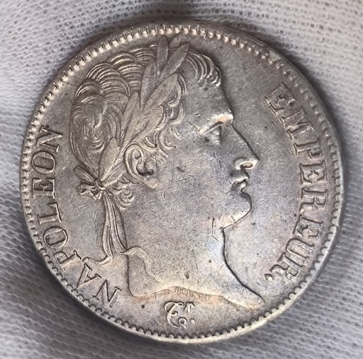 Zdjęcie oferty: Napoleon I 5 francs (franków) Francja 1812 M