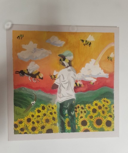 Zdjęcie oferty: Obraz Tyler The Creator Flower Boy robiony ręcznie