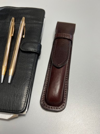 Zdjęcie oferty: Eleganckie etui skórzane na pióro premium