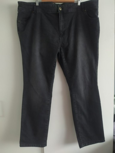 Zdjęcie oferty: KIABI spodnie jeansy czarne nowe 52