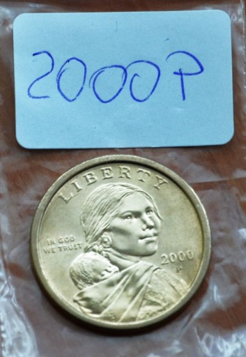 Zdjęcie oferty: 1 Dolar  USA Indianka Native American Sacagawea
