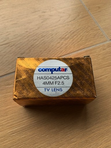 Zdjęcie oferty: Obiektyw 1/2 Computar TV Lens HAS0425APCS 4mm F2,5