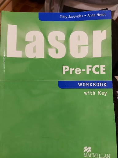 Zdjęcie oferty: Laser Pre-FCE workbook z kluczem 