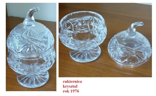 Zdjęcie oferty: cukiernica kryształowa, KRYSZTAŁ, CUKIERNICZKA