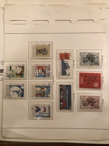 Zdjęcie oferty: Polska bajki 1962 znaczki seria