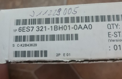 Zdjęcie oferty: Moduł Siemens 6ES7 321-1BH01-0AA0