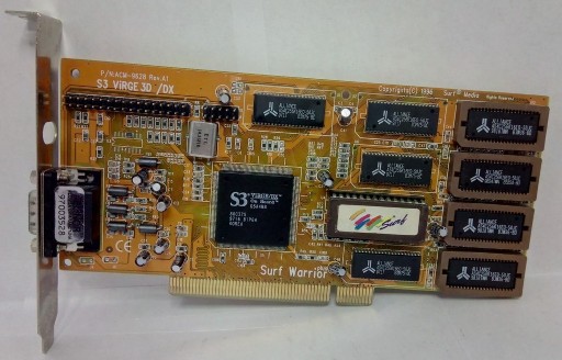 Zdjęcie oferty: Retro karta graficzna S3 Virge/DX 4MB Surf Warrior