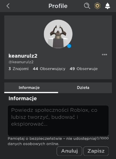 Zdjęcie oferty: Konto roblox 2013r pełny dostęp!