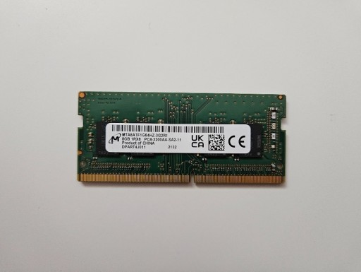 Zdjęcie oferty: MICRON RAM 8GB DDR4 MTA8ATF1G64HZ-3G2R1
