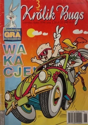 Zdjęcie oferty: Komiks Królik Bugs - Nr 3(czerwiec-lipiec) 1996