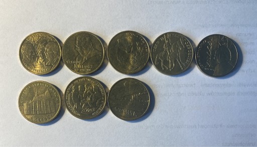 Zdjęcie oferty: Zestaw monet okolicznościowych 2zł 8 sztuk z 2011 