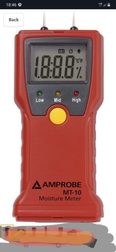 Zdjęcie oferty: Amprobe MT-10 miernik wilgoci tynku 