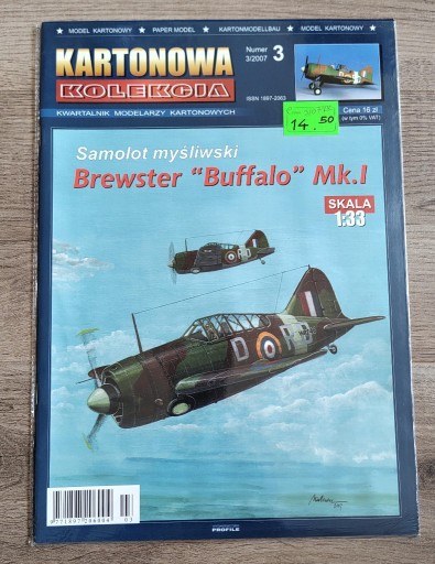 Zdjęcie oferty: Kartonowa Kolekcja 3 Brewster Buffalo Mk.I