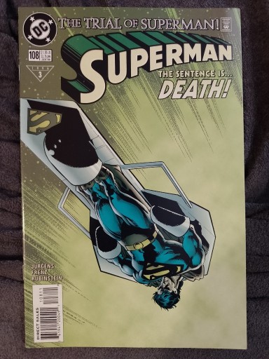 Zdjęcie oferty: SUPERMAN # 108 Sąd nad Supermanem Kara śmierci!
