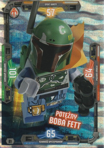 Zdjęcie oferty: LEGO STAR WARS karta seria 3 POTĘŻNY BOBA FETT