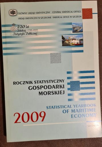 Zdjęcie oferty: Rocznik Statystyczny Gospodarki Morskiej 2009