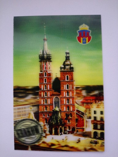Zdjęcie oferty: Pocztówka 3D - Kraków - Kościół Mariacki