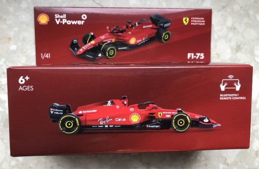 Zdjęcie oferty: Shell Ferrari F1-75 sterowane Bluetooth