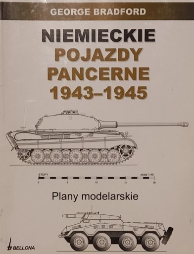 Zdjęcie oferty: NIEMIECKIE POJAZDY PANCERNE 1943-1945 Plany modela