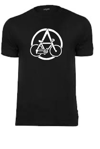 Zdjęcie oferty: Koszulka z nadrukiem "Anarchia z rowerem"... nowa