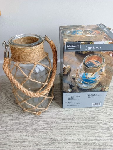 Zdjęcie oferty: Latarnia Lampion szklany dekoracyjny Melinera