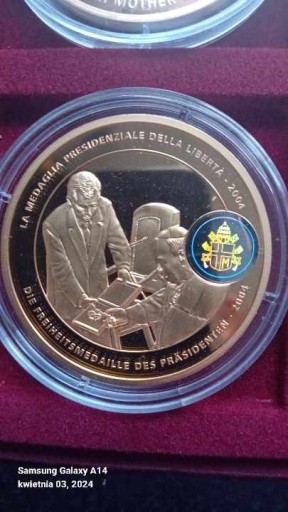 Zdjęcie oferty: Medale, Życie JP II, LA VITA DI GIOVANNI PAOLO II