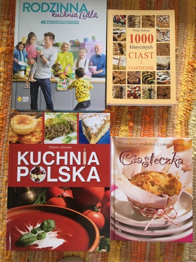 Zdjęcie oferty: Kuchnia Polska Adamska,Ciasteczka…komplet książek