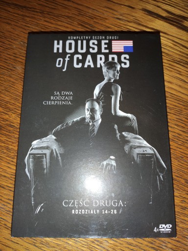 Zdjęcie oferty: House of cards, sezon 2 - 4DVD, odc 14-26