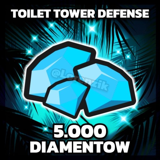 Zdjęcie oferty: 5.000 GEM (DIAMENTY) | Toilet Tower Defense