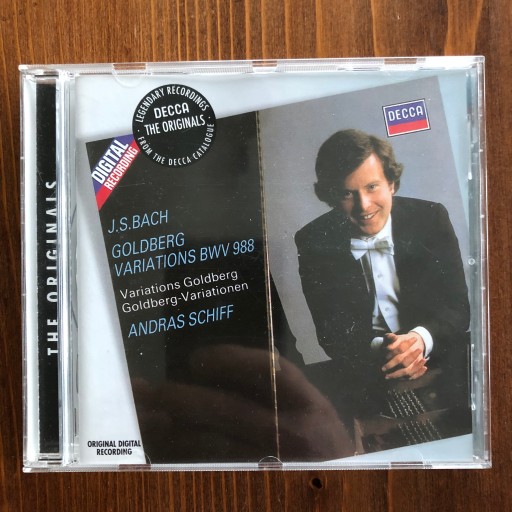 Zdjęcie oferty: Bach Goldberg Variations Andras Schiff CD