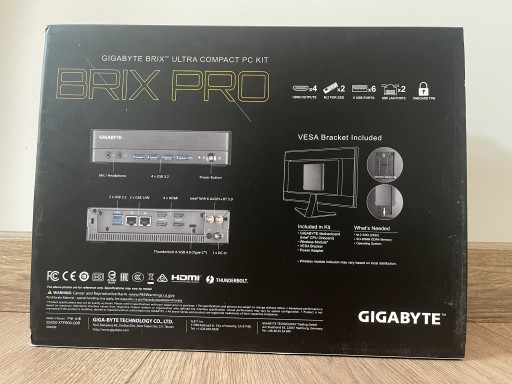 Zdjęcie oferty: Mini-PC Gigabyte BRIX PRO i7