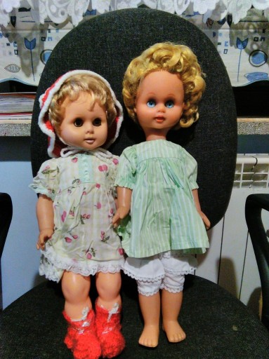 Zdjęcie oferty: Stara zabawka Prl lalka Niemra i Krawal