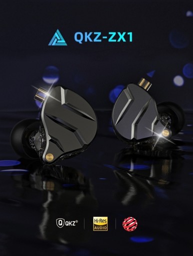 Zdjęcie oferty: QKZ ZX1 Słuchawki IEM Czarne bez mikrofonu 