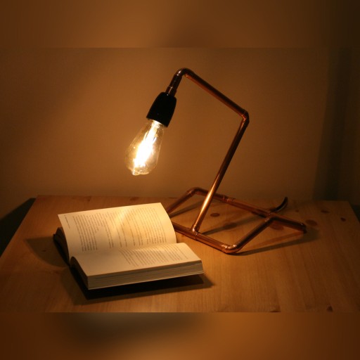 Zdjęcie oferty: Lampa handmade miedziana styl industrial loft 