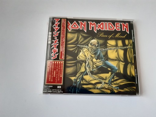 Zdjęcie oferty: IRON MAIDEN - PIECE OF MIND CD Japan z OBI 1998 r.