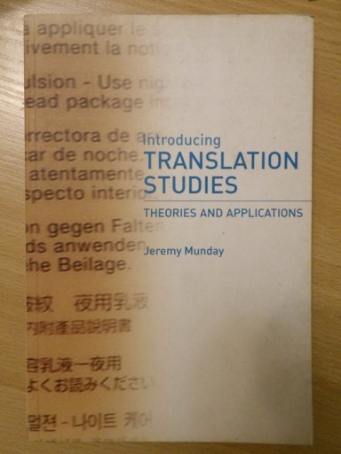 Zdjęcie oferty: Introducing Translation Studies, Jeremy Munday 