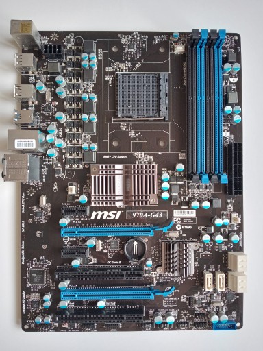 Zdjęcie oferty: #2 - Płyta główna MSI 970A-G43, s.AM3+, DDR3, USB 3.0, SATA III