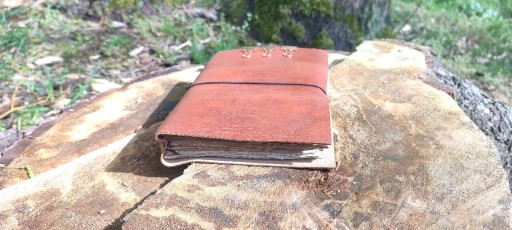 Zdjęcie oferty: Notatnik ze skóry- notes handmade #12