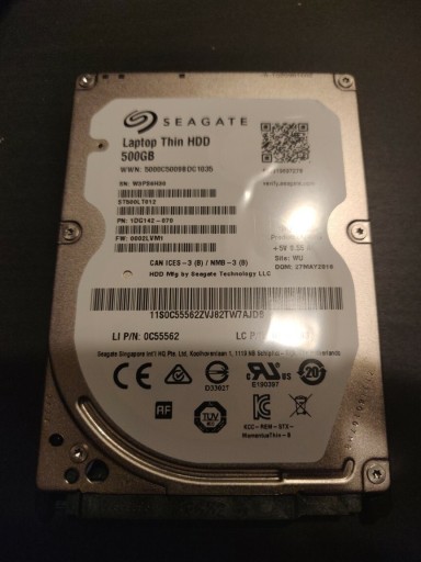 Zdjęcie oferty: Dysk HDD Seagate ST500LT012 500GB 