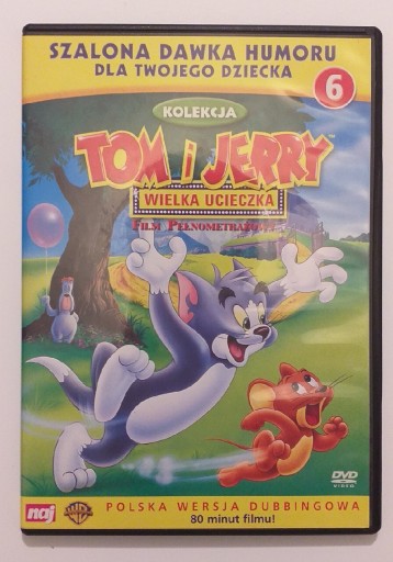 Zdjęcie oferty: TOM I JERRY   ,,WIELKA UCIECZKA,,   DVD