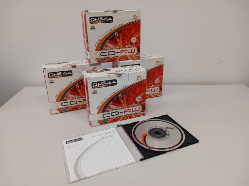 Zdjęcie oferty: Płyta CD Omega CD-RW 700 MB 10 szt.