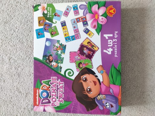 Zdjęcie oferty: Puzzle Dora poznaje świat Nickelodeon 