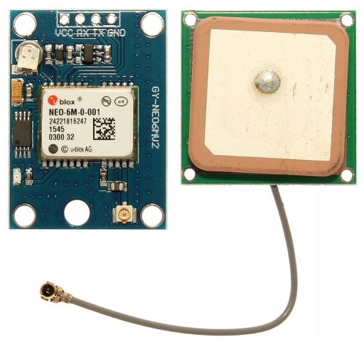 Zdjęcie oferty: Moduł GPS GY-NEO6MV2 dla Arduino i STM32 z wbudowaną baterią + antena